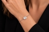 Fiore „Sparkling Circle“ Diamantarmband Made in Italy aus 750er Weißgold 