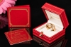 Trinity de Cartier Ring Klassisches Modell Gold Tricolor Gr. 53 Full Set 