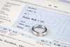 Niessing Spannring Solitär Ring Rund Diamant Brillant 1,06 Ct Platin 950 
