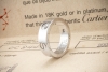 Cartier Love Ring 3 Diamanten in Weißgold 750 Großes Modell 50 Full Set 