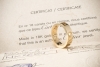 Cartier Love Ring mit 3 Diamanten in 750er Gelbgold Großes Modell Gr. 54 
