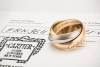 Trinity de Cartier Ring Klassisches großes Modell in 750er Gold Tricolor 