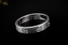 Cartier Love Ring Kleines Modell Schmal in Weißgold 750 Arbeit Größe 50 