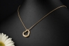 Tiffany & Co. Herz Anhänger Elsa Peretti Open Heart in 750er Gelbgold 