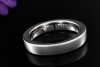 noor Ring Moderner Bandring Ehering feel the diamond in 750er Weißgold 