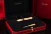Cartier Love Armreif Armband Neues Modell in Gelbgold 750 Gr 18 Full Set 