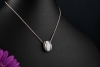 Wellendorff Margarit Anhänger mit Diamanten in Weißgold 750 Ref. 9 9276 