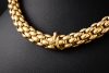 FOPE Collier Kette Himbeermuster in 750er Gelbgold Massiv 44 cm 82 Gramm 