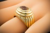 Klassischer Gelbgold Ring mit Citrin 1,70 Carat in 750er Gold 