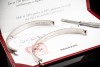 Cartier Love Armreif Armband Neues Modell in Weißgold 750 Gr 20 Full Set 
