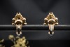 Cartier Ohrringe Marienkäfer Coccinelle Ohrclips mit Emaille in Gelbgold 