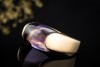 BVLGARI Ring mit Amethyst Bulgari Tronchetto massiv in Gelbgold 750 