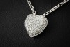 Hearts of Cartier Herz Collier Anhänger mit Diamanten in 750er Weißgold 