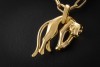 Panthère de Cartier Collier Spartacus Kette Anhänger 750er Gold Full Set 