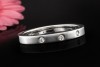 Eleganter Wempe  Memoire Ring mit Diamanten in 750er Weißgold Größe 59 