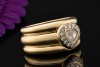 Chopard Happy Diamonds Vintage Ring Herz mit Diamanten in 750er Gelbgold 