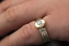Bicolor Brillant Ring VVSI TW 750 Gold mit Brillanten 