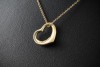 Tiffany Collier Kette Open Heart Elsa Peretti Herz 5 Diamanten Gold 750 