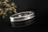 BVLGARI B.zero1 1-Band Ring Klassisch in 750er Weißgold Größe 63 