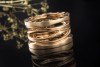 BVLGARI B.zero1 4-Band Ring Sonderedition Zaha Hadid 52 in Roségold 750 