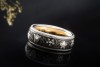 Wellendorff Ring Drehring Blütenengel Schwarz mit Diamanten Weißgold 750 