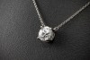 Tiffany Solitaire Collier Kette mit Diamant Anhänger 1,63 Ct. Platin 950 