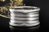 BVLGARI B.zero1 5-Band Ring beweglich in 750er Weißgold Neuwertig Gr. 62 