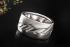 Chopard Chopardissimo Ring Drehring mit Schriftzug 53 in 750er Weißgold 