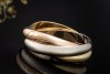 Trinity de Cartier Ring klassisches Modell Gr. 59 in 750er Gold Tricolor 