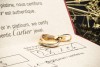 Cartier Trinity Charm Anhänger an Karabiner 3 Ringe 750er Gold Full Set 