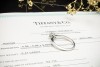 Tiffany & Co Solitär Ring Setting mit Diamant 0,47 Ct in Platin Full Set 