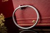 Cartier Juste un Clou Armreif mit 374 Diamanten in 750er Weißgold Gr. 16 