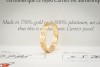 Cartier Love Ring Kleines Modell Massiv in 750er Gelbgold Größe 52 