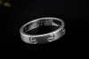 Cartier Love Ring Kleines Modell Schmal in Weißgold 750 Arbeit Größe 50 