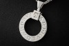 Bvlgari Bvlgari Halskette Collier Kette Anhänger Diamant 750er Weißgold 