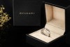BVLGARI Parentesi Ring mit Diamanten in 750er Weißgold OVP Größe 55 