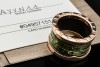 BVLGARI B.zero1 Ring 4-Band Marmor Grün Naturstein 750er Roségold Gr. 50 