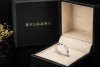 BVLGARI B.zero1 Ring Essential Band Solitär Diamant in Weißgold 750 OVP 