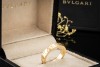 BVLGARI B.zero1 Ring Essential Band Solitär Diamant in Gelbgold 750 OVP 
