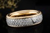 Wellendorff Ring Sternennacht Diamanten Drehring Gelbgold Weißgold 750 