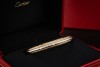 Cartier Armreif Trinity Saturn Drehbar mit Diamanten 750er Gold Tricolor 