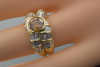 Hans Dieter Krieger Ring Fancy Diamond 1,30 CT & 2,50 CT Baguette Diamanten 750er Gold 