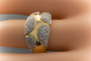 Diamantring Ring mit Diamanten in 750er Gelbgold 