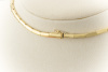 Brillantcollier Collier mit Brillanten in 750er Gelbgold Weißgold Bicolor 42 cm 