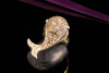 Tier Motiv Ring WAL 750 Gold mit feurigen 2,91 Ct Brillanten 