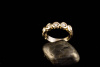 Halb Memoire Ring mit 0,50 Carat funkelnden Brillanten in 585er Gelbgold 