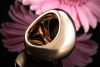 Pomellato Victoria Ring mit Gagat Schwarz in Rosegold Rotgold 750 massiv 