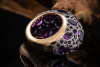 Großer Pomellato Ring Tabou mit Lila Amethyst in 750er Rosegold Rotgold 