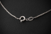 Eleganter Aquamarin Anhänger mit Brillanten an Collier Kette 585er Weißgold 