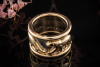 Ring Panthere de Cartier Umlaufendes Panther Motiv in Gold 750 Bicolor 